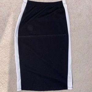 Black High Waisted Pencil Skirt